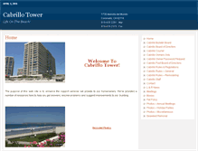 Tablet Screenshot of cabrillotower.org